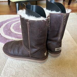UGG Australia Dark Brown leather Boots